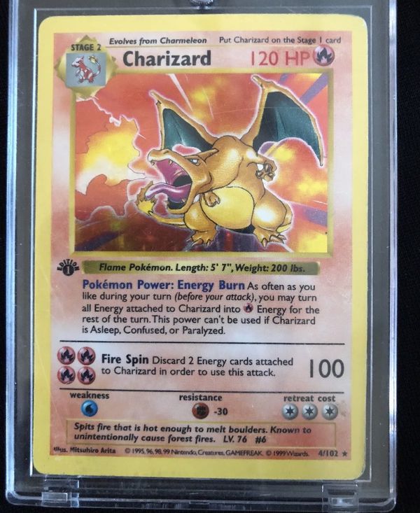 1st edition charizard PokÃ©mon card for Sale in Valley Stream, NY