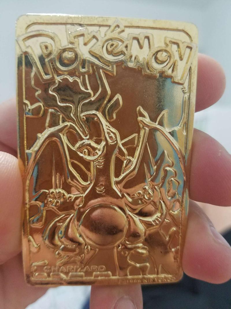  23k gold charizard pokemon card 168435