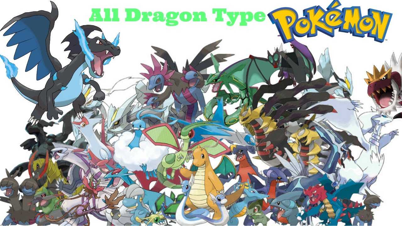 All Dragon type pokemon includes mega evolution