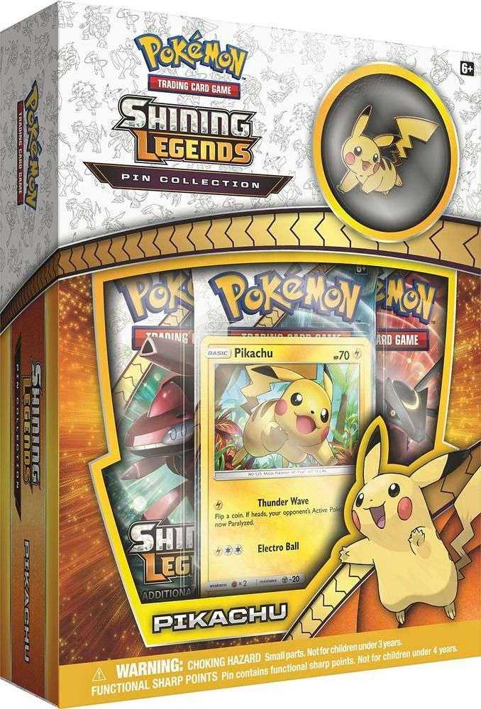 Best Buy: Pokémon Shining Legends Pin Collection  Pikachu 80328 ...