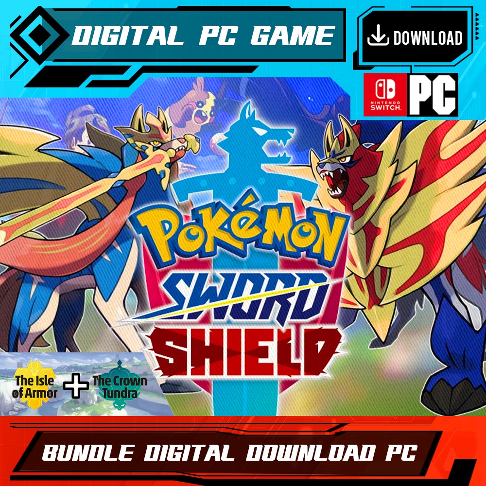 Buy [PC Digital] Pokemon Sword &  Shield + DLC Crown Tundra + DLC Isle ...