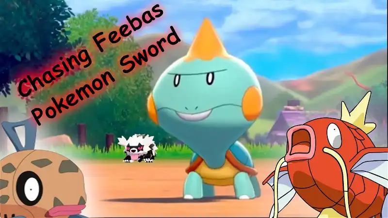 Catching a Feebas in Pokemon Sword