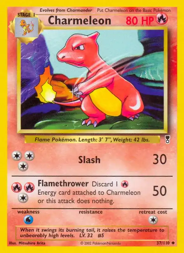 Charmeleon Legendary Collection Card Price How much it