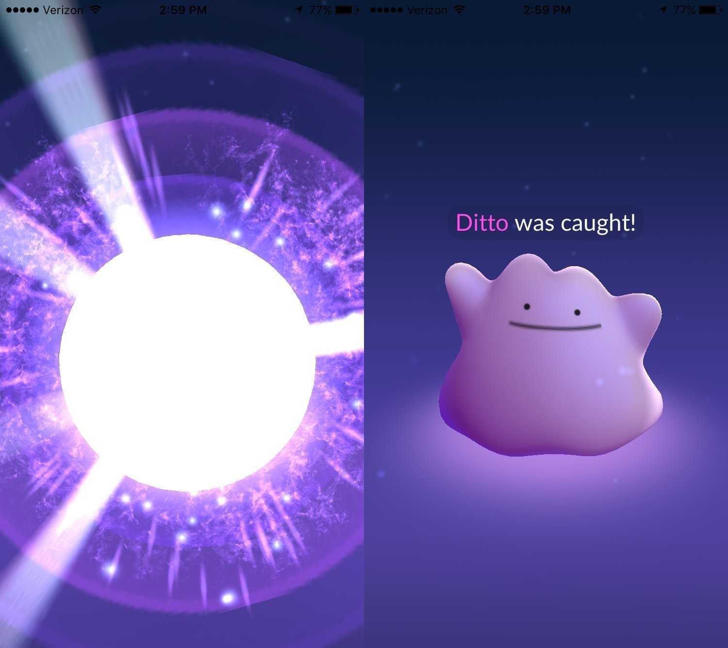 Ditto is now on Pokémon Go