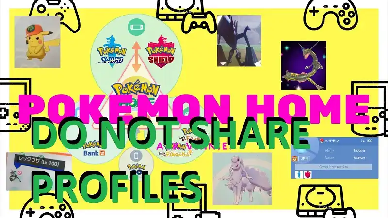 DO NOT SHARE POKEMON HOME PROFILE! How to remote log out ...