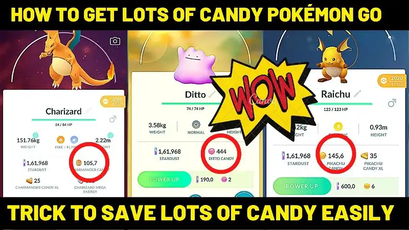 Get Lots of CANDY in Pokémon Go Easily