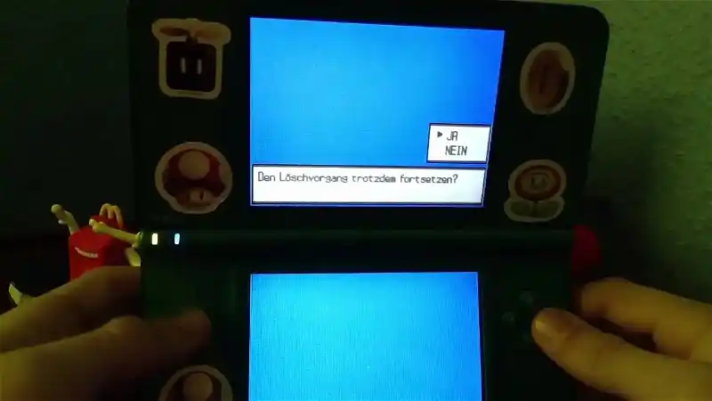 How to delete data from pokemon black and white