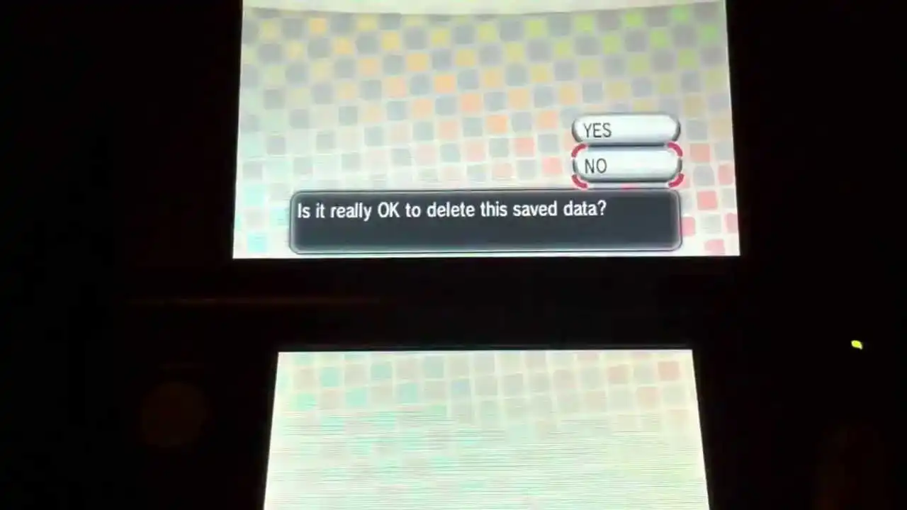 How to delete saved data on Pokemon X and Y