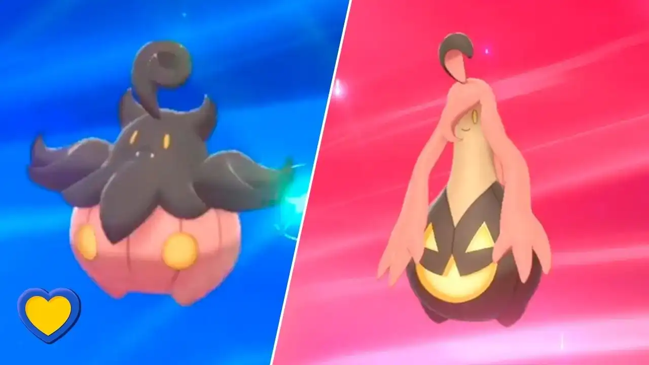 HOW TO Evolve Pumpkaboo into Gourgeist in Pokémon Sword ...