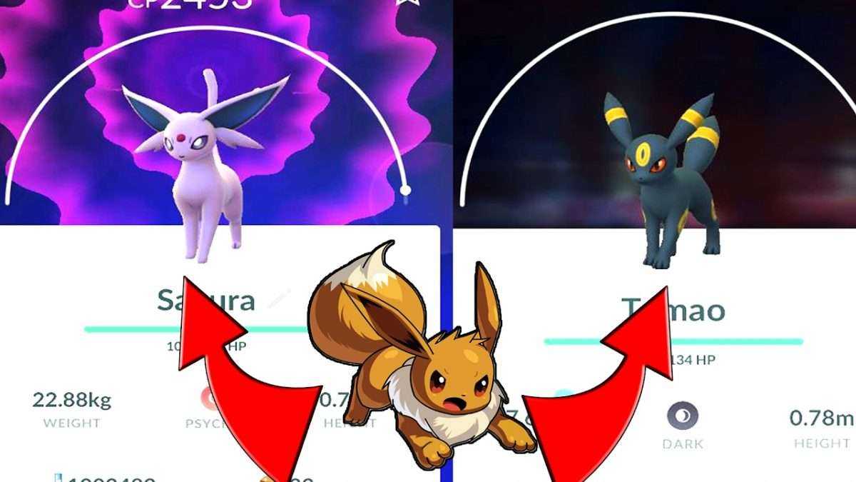 How To Get Espeon And Umbreon In Pokemon GO! Naming Trick Generation 2 ...