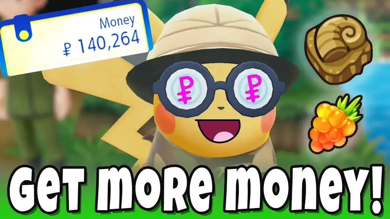 How to GET MONEY in Pokemon Let