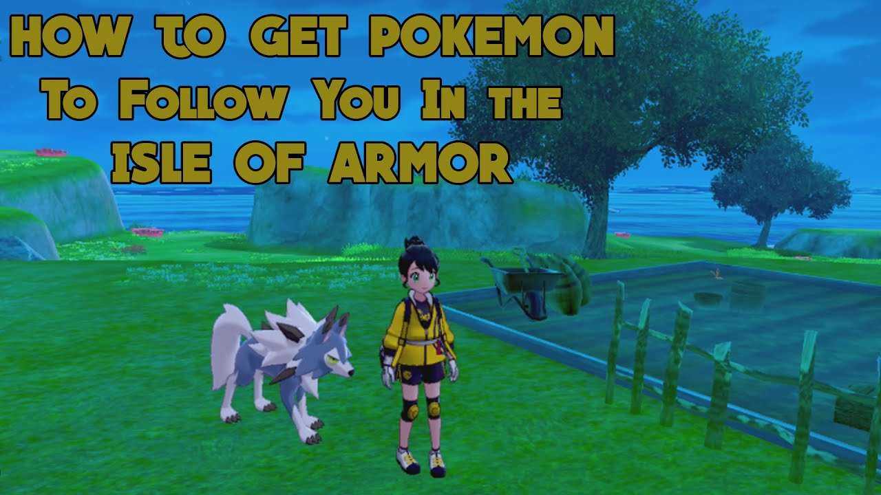 How to Get Pokemon To FOLLOW You In The ISLE OF ARMOR
