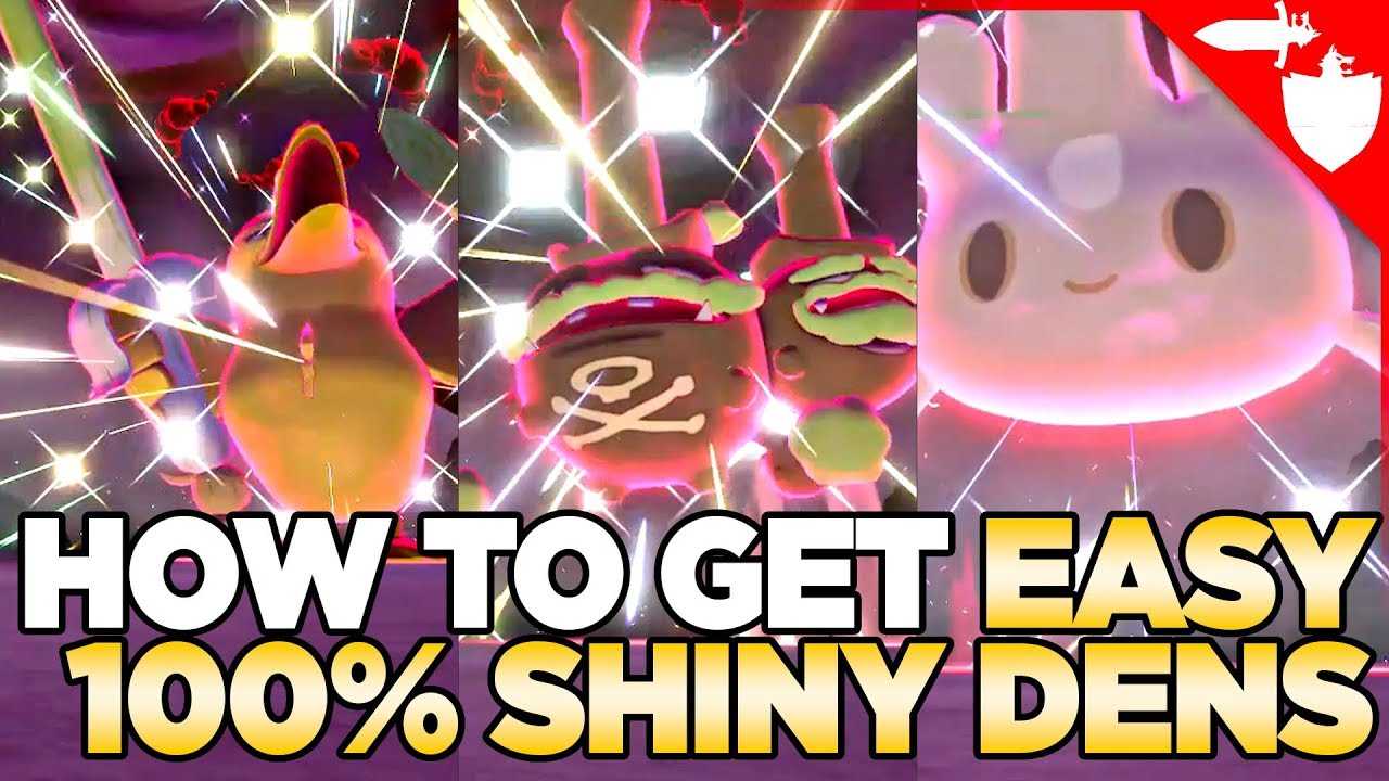 How to Hunt EASY Shiny Dens in Pokemon Sword and Shield ...