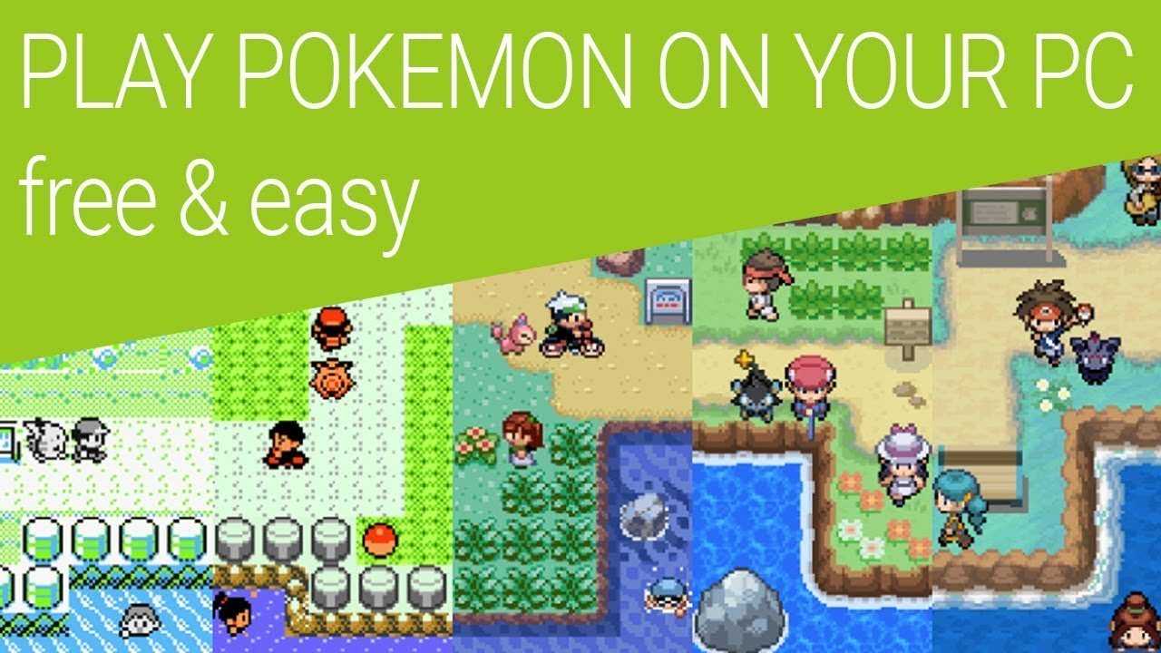 how to play pokemon games on pc