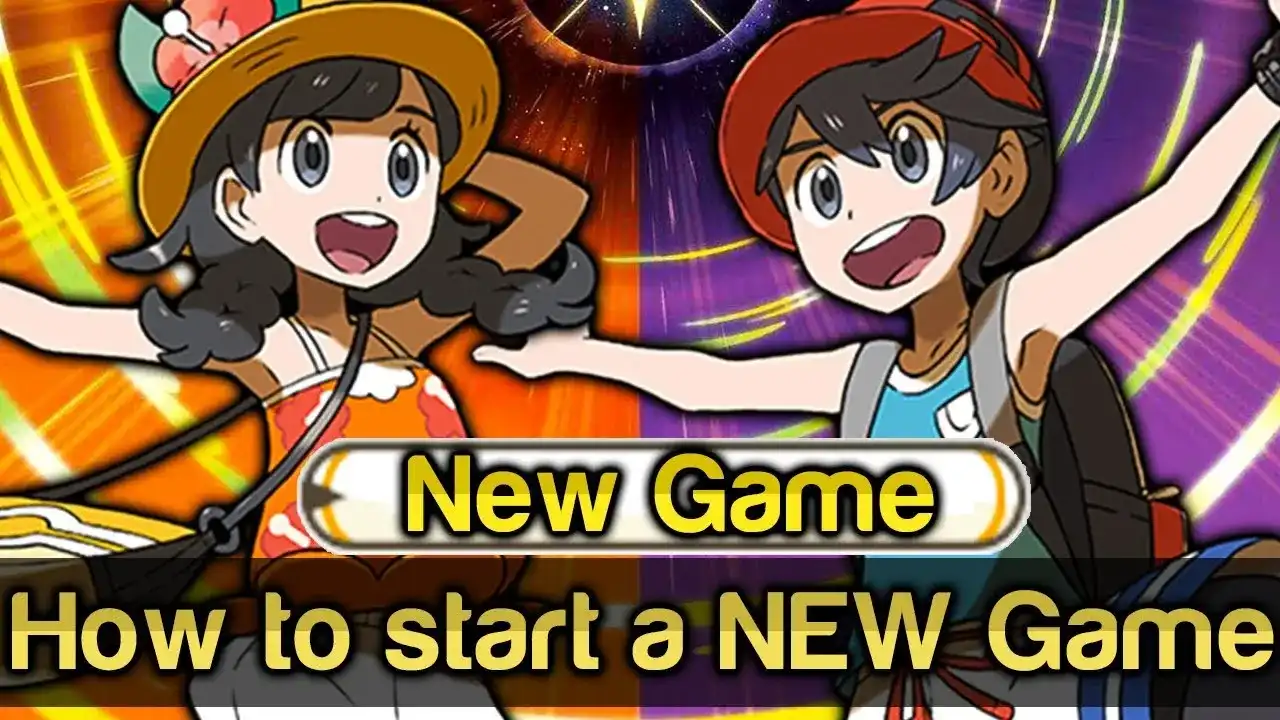HOW TO START A NEW GAME IN POKEMON ULTRA SUN AND ULTRA ...