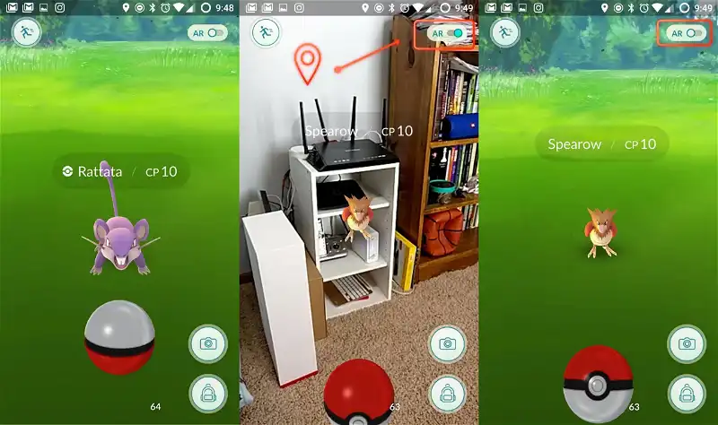 How to Turn Off Pokémon Go Augmented Reality  Android ...