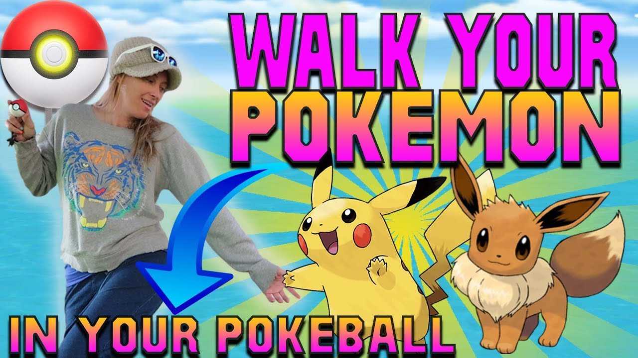 How to Walk Pokemon in the POKEBALL PLUS in Pokemon Let