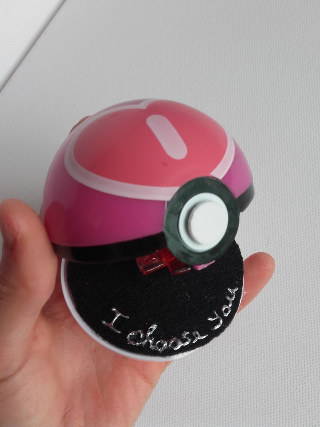 I choose you pokemon engagement ring box