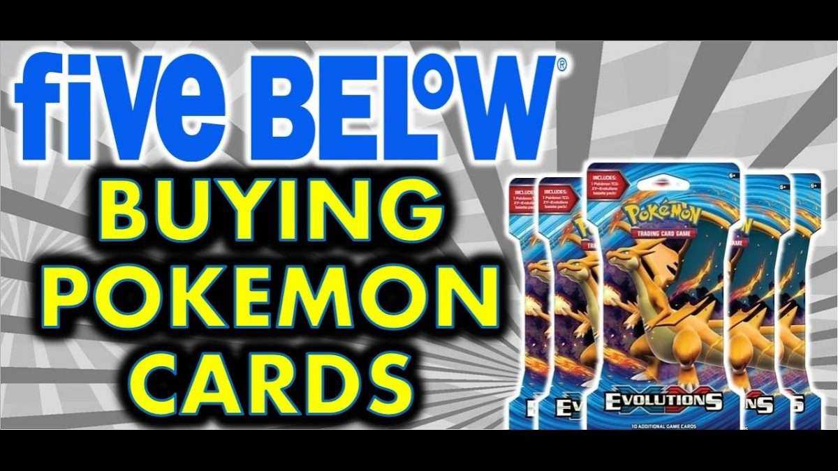 INSANE PULLS! Buying Pokemon Cards From Five Below?! Pokemon Card ...