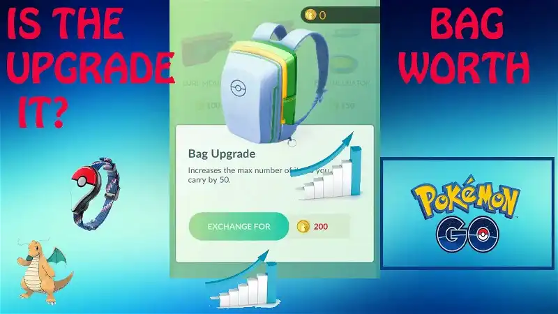 Is the Bag Upgrade Worth it in Pokemon Go?