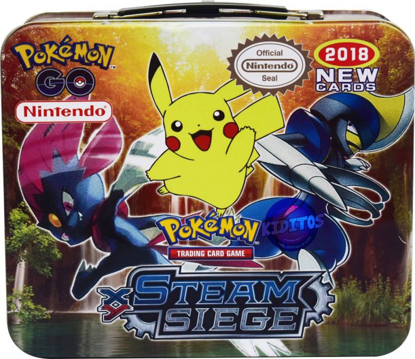 Kiditos Pokemon TCG Go XY Steam Siege (200 Plus Cards with Booster Pack ...