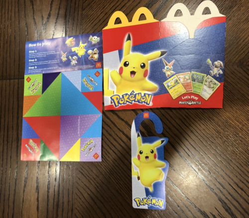 McDonalds Happy Meal 2022 Pokémon Match Battle SEALED Packs Full Set ...