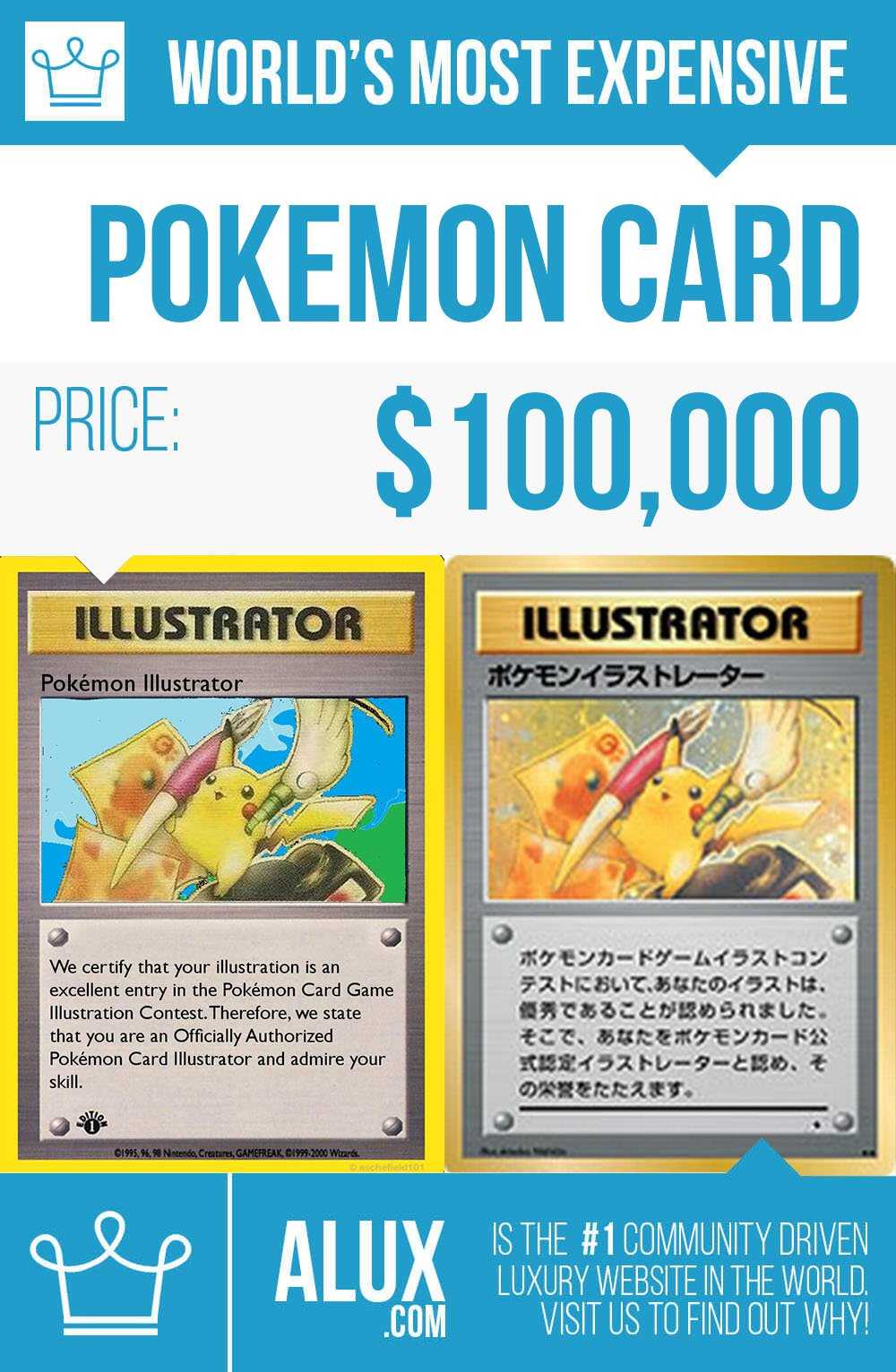 most expensive pokemon card in the world price by alux ...