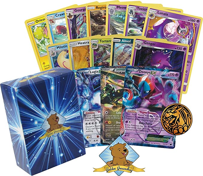 Pokemon *50 Genuine Bulk Card Lot* GUARANTEED EX/GX TCG Mystery Pack ...