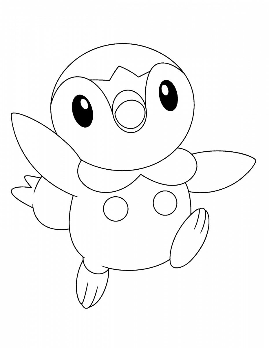 Pokemon Characters Black And White Coloring Pages