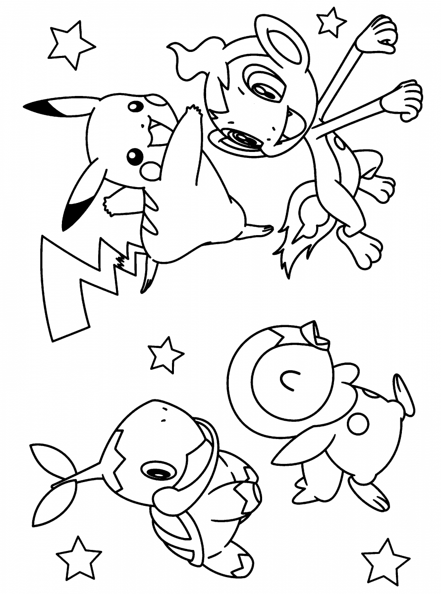 Pokemon Coloring Pages For Adults