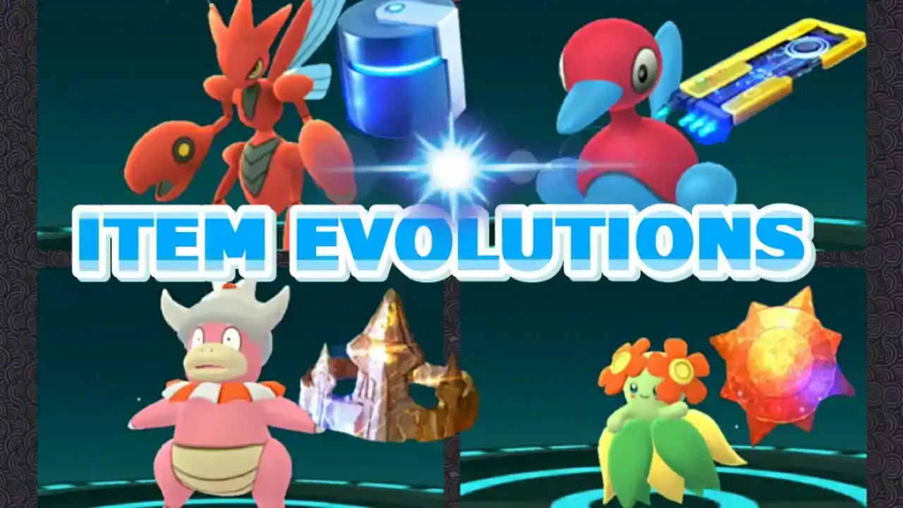 Pokémon GO Item EVOLUTIONS Scizor Porygon 2 Slowking ...