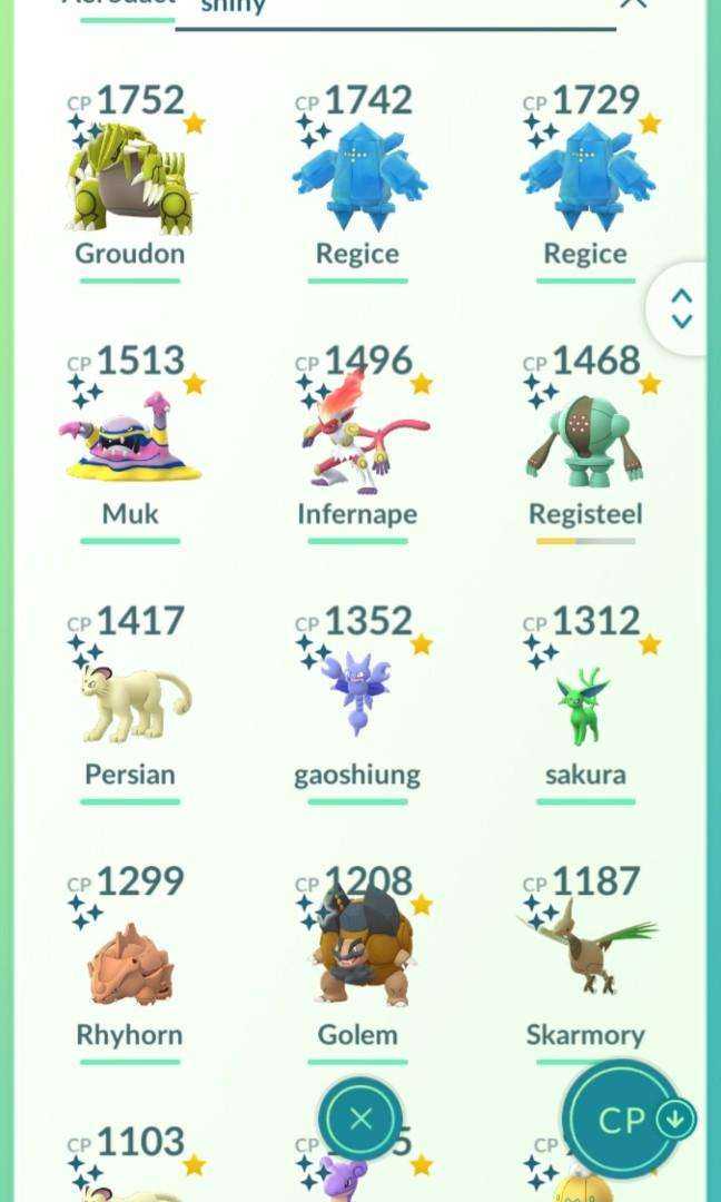 Pokemon go shinies for sale, Toys &  Games, Video Gaming, In