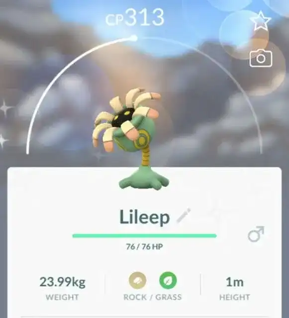 Pokémon Go shiny Lileep New~!~~ reliable service ~Unregistered ok~