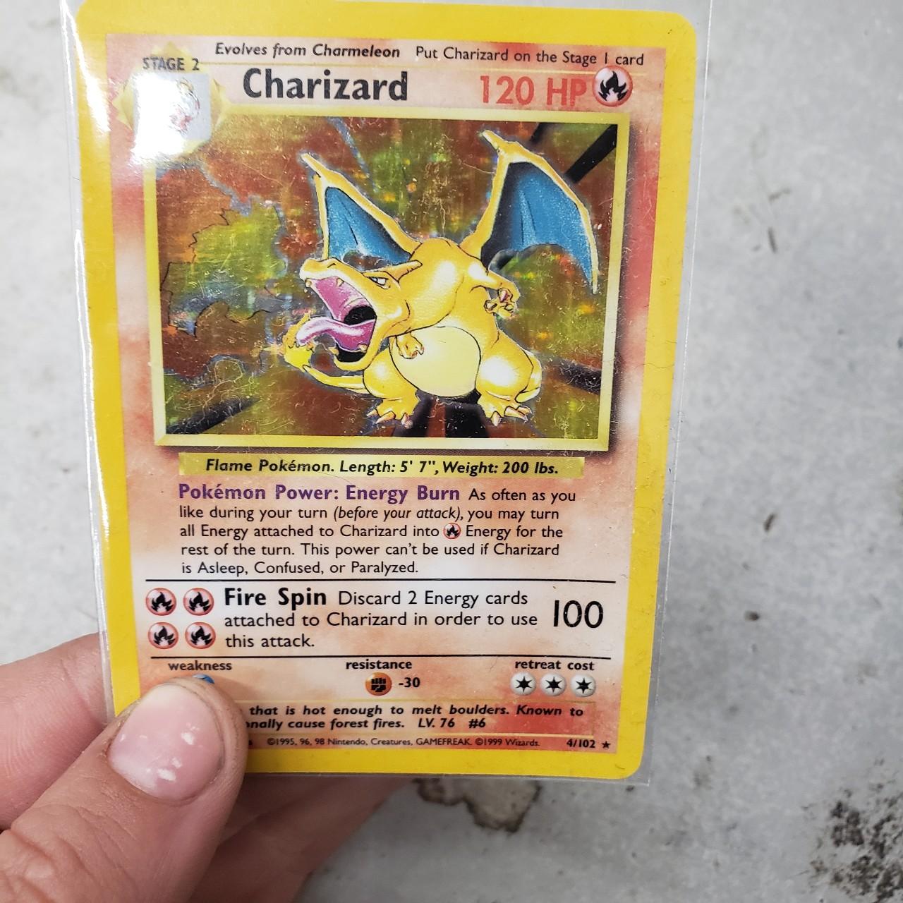 Pokemon HD: Charizard Pokemon Card Lv 76