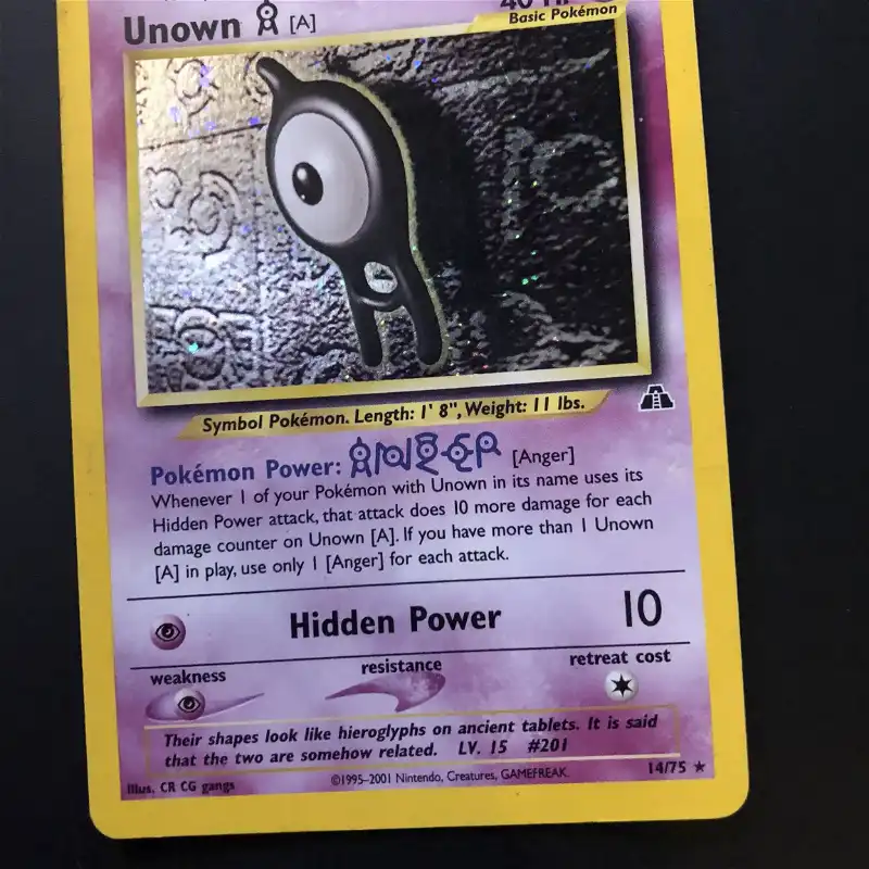 Pokemon HD: How Many Unown Pokemon Cards Are There