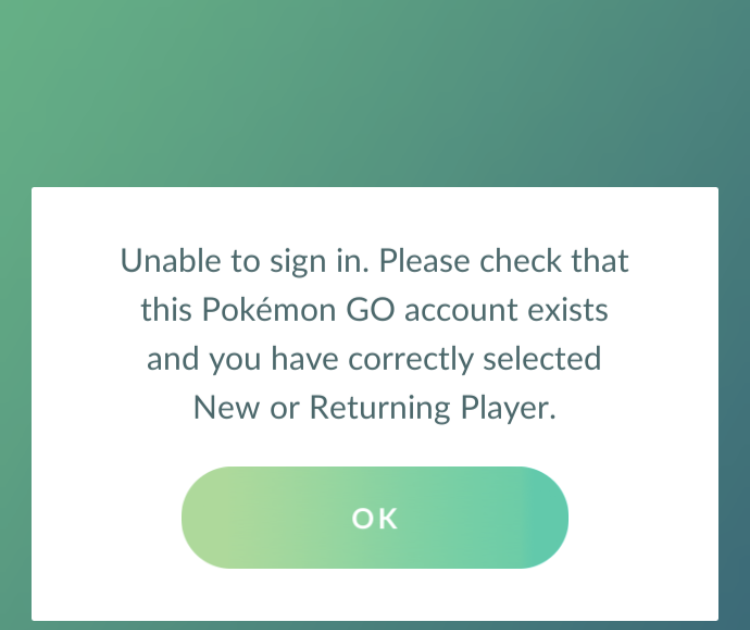 Pokemon Images: Pokemon Go Failed To Login Try A Different Account