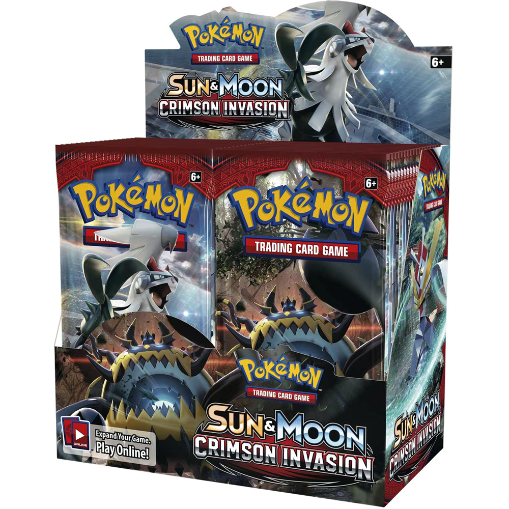 Pokemon Sun &  Moon 4 Invasion Booster Box Trading Cards