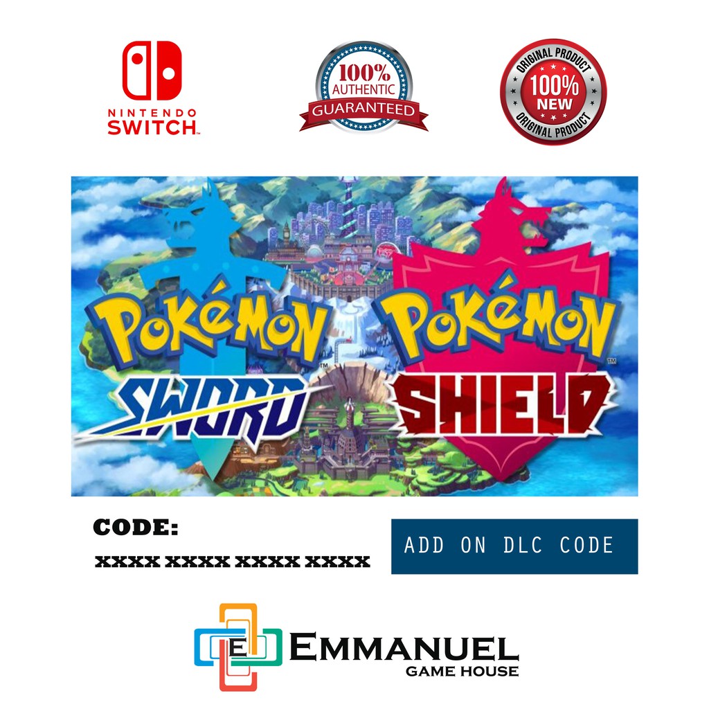 Pokemon Sword DLC Code / Pokemon Shield DLC Code