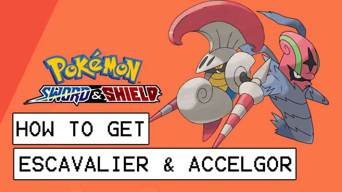 Pokemon Sword &  Shield How To Get Escavalier &  Accelgor (How To Evolve ...
