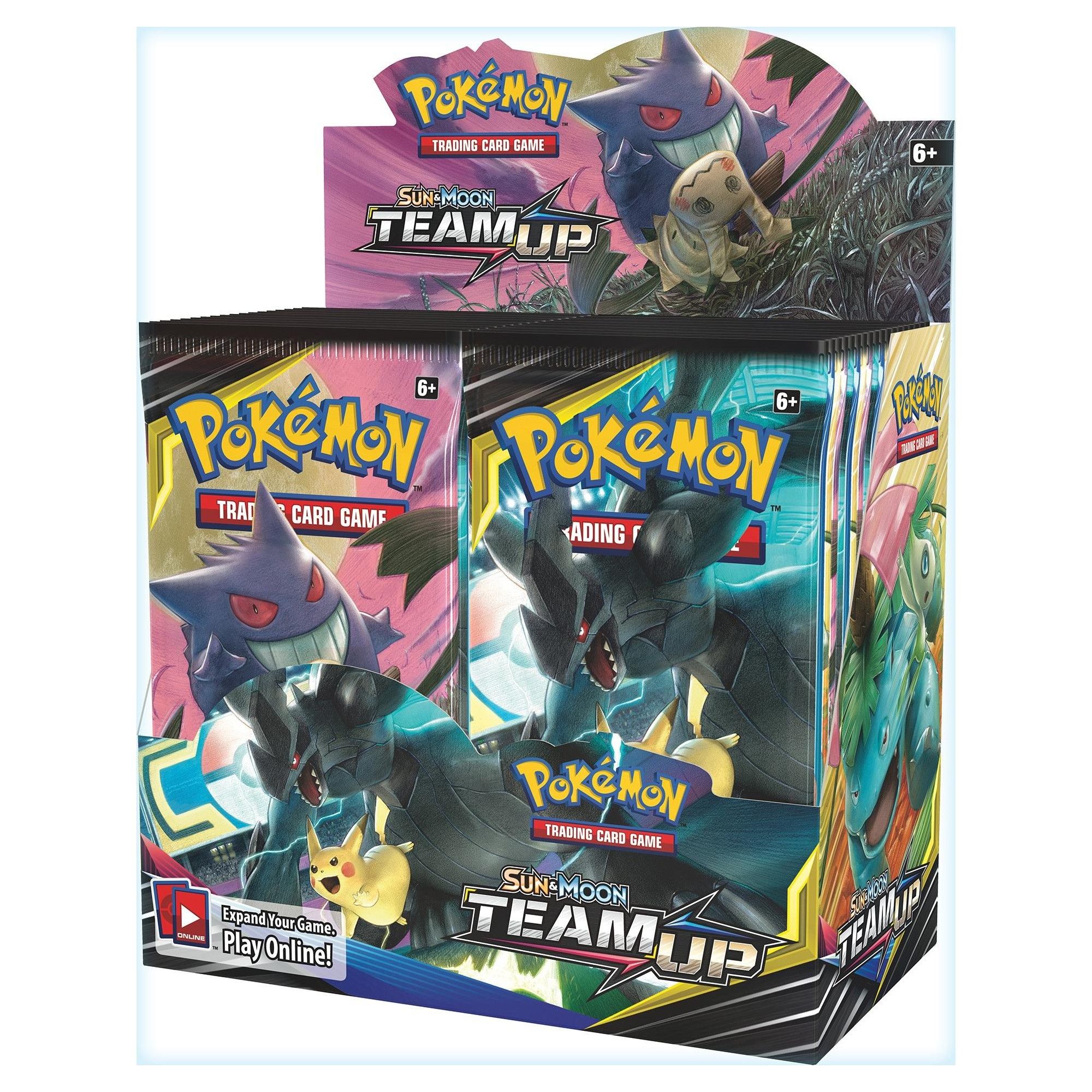 Pokemon Trading Card Game Sun and Moon Team Up Booster Box [36 Packs ...
