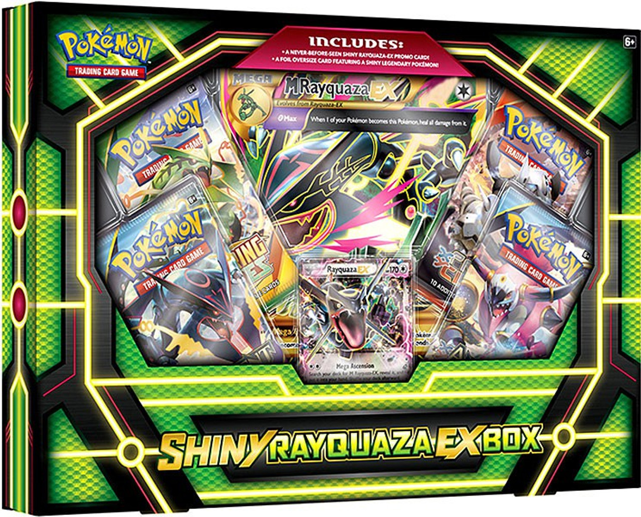 Pokemon Trading Card Game XY Shiny Rayquaza EX Premium Collection Box ...