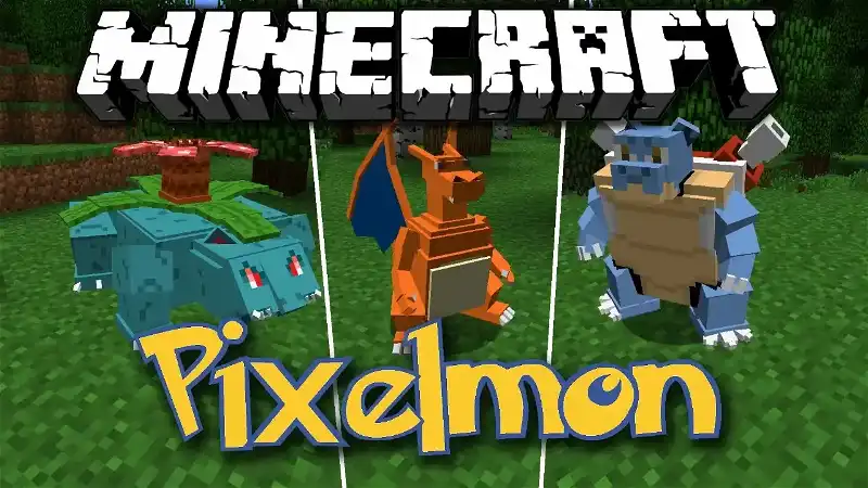 Pokémon trifft auf Minecraft: Pixelmon