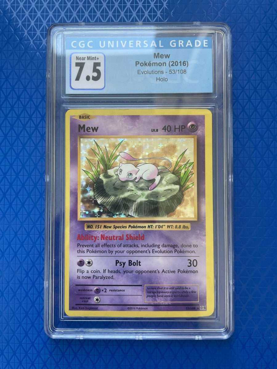 Rare 2016 Mew Pokémon Card CGC Graded