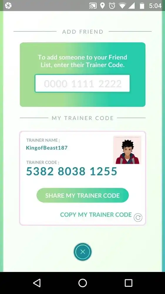 Share Pokémon GO Codes &  Add Friends (Official Megathread ...