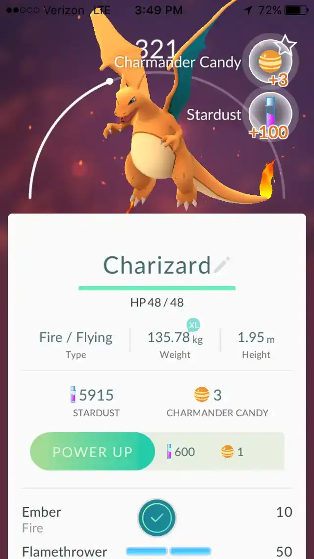 So I totally caught a Charizard on Pokemon GO! : pokemongo