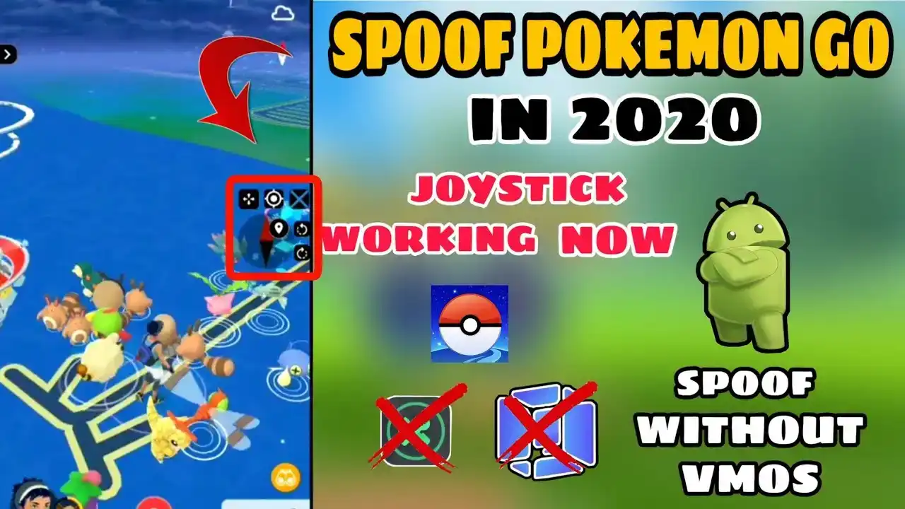 spoof pokemon go in android 2020