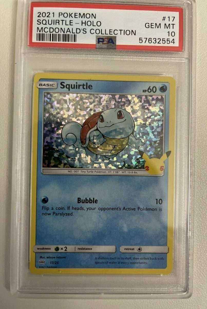 Squirtle Pokemon Card Value Mcdonalds