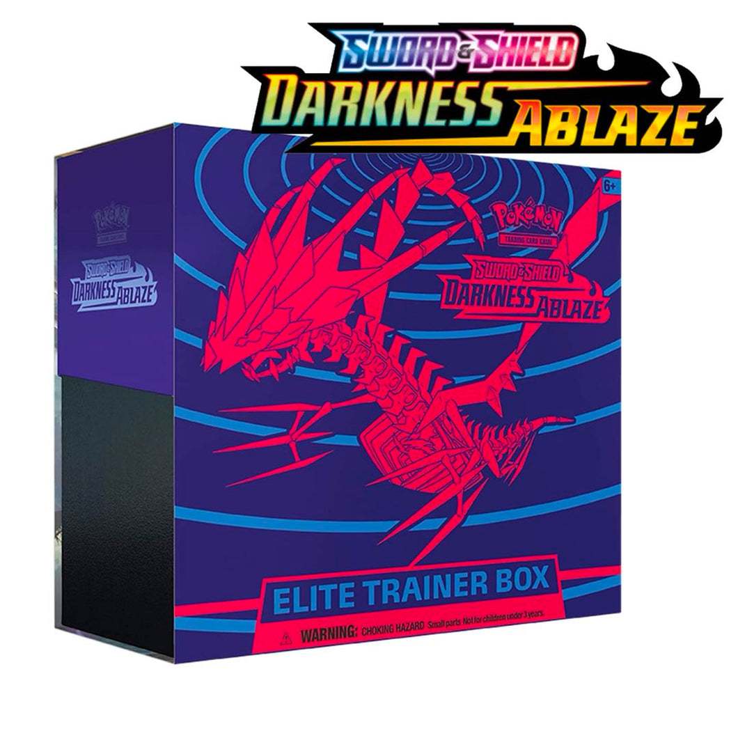 Sword &  ShieldDarkness Ablaze Elite Trainer Box  GilbertGames