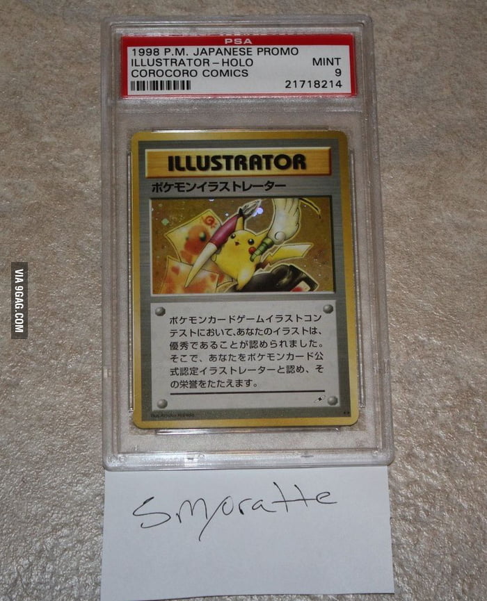 This is the rarest Pokemon card in the world. There