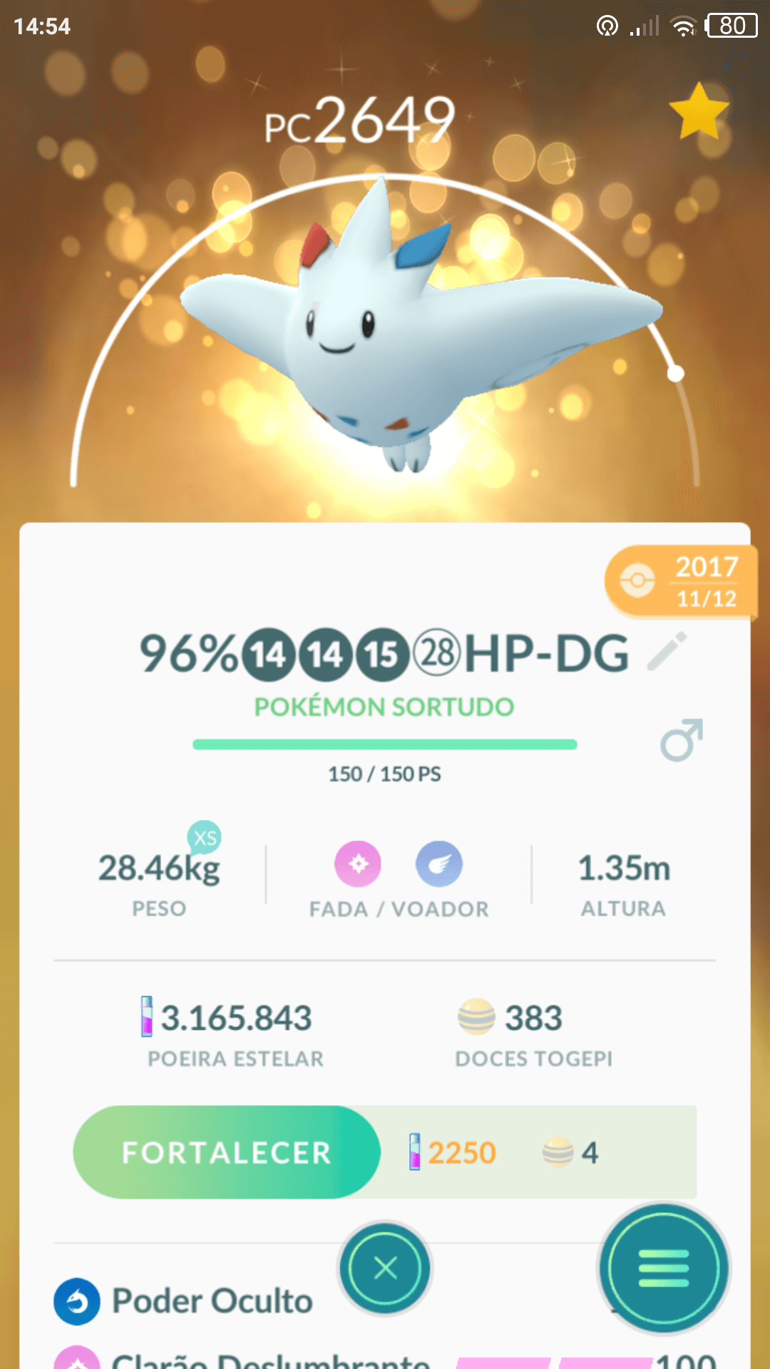 Togekiss Ancient Power Move